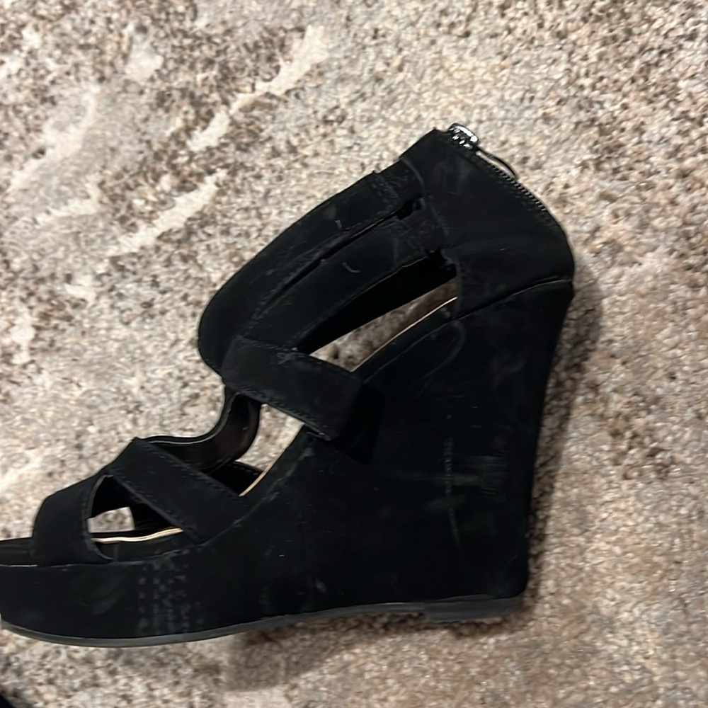 Top mode black wedge heels - Picture 5 of 5